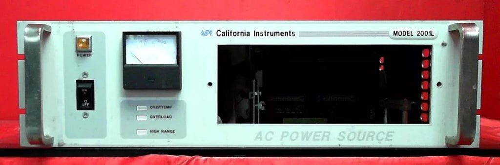 California Instruments 2001L-1P-HV AC Power Supply 2000 VA 1 Phase - ZYYKZ Test Equipment