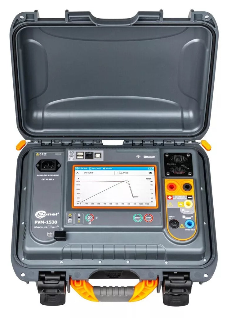 Sonel PVM-1530 PRO Photovoltaic Tester - 1500V 40A for Solar Installations