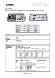 GW Instek GBM-3100H Battery Meter - 1000V AC/DC with RS232/USB and Handler Interface
