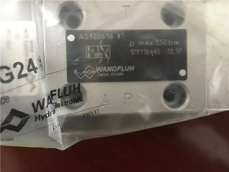 Wandfluh AS32061A-G24 Hydraulic Directional Control Valve - ZYYKZ Test Equipment