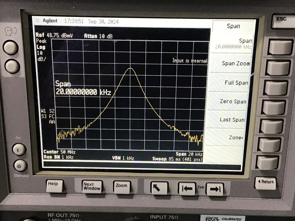 Agilent E4411B Spectrum Analyzer 9 kHz - 3 GHz - ZYYKZ Test Equipment