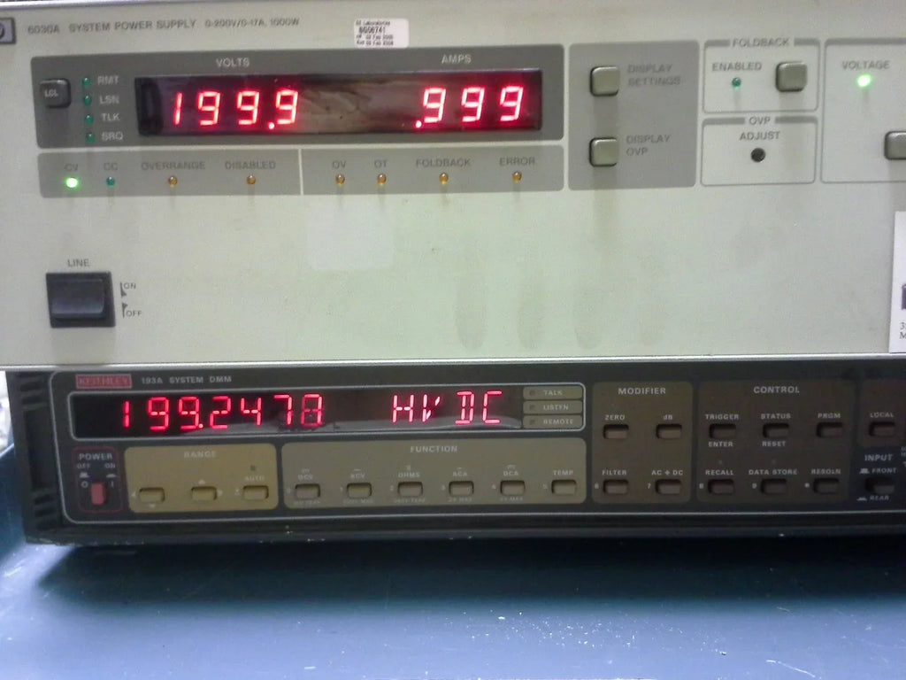 Agilent 6010A Adjustable DC Power Supply, 0-30V, 0-3A - ZYYKZ Test Equipment