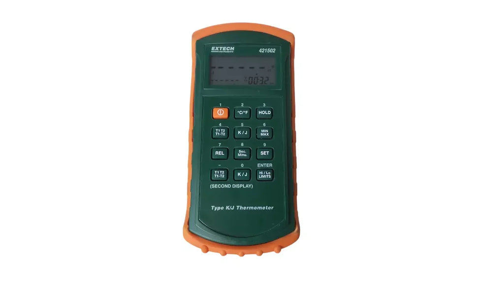EXTECH 421502 Type K/J Digital Thermometer for Precise Temperature Measurement - ZYYKZ Test Equipment
