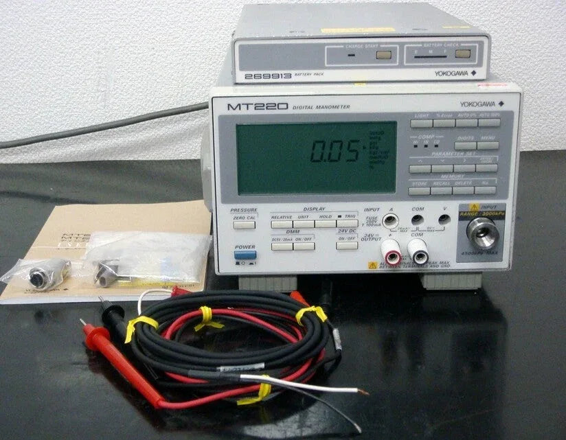 Yokogawa MT220 Digital Manometer - Precision Pressure Measurement - ZYYKZ Test Equipment