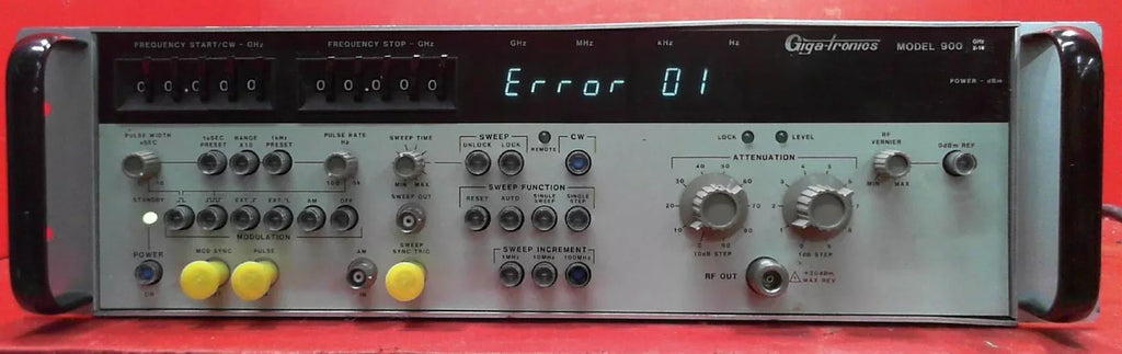 Gigatronics 900/2-18 Synthesized Signal Sweep Generator 2-18 GHz - ZYYKZ Test Equipment