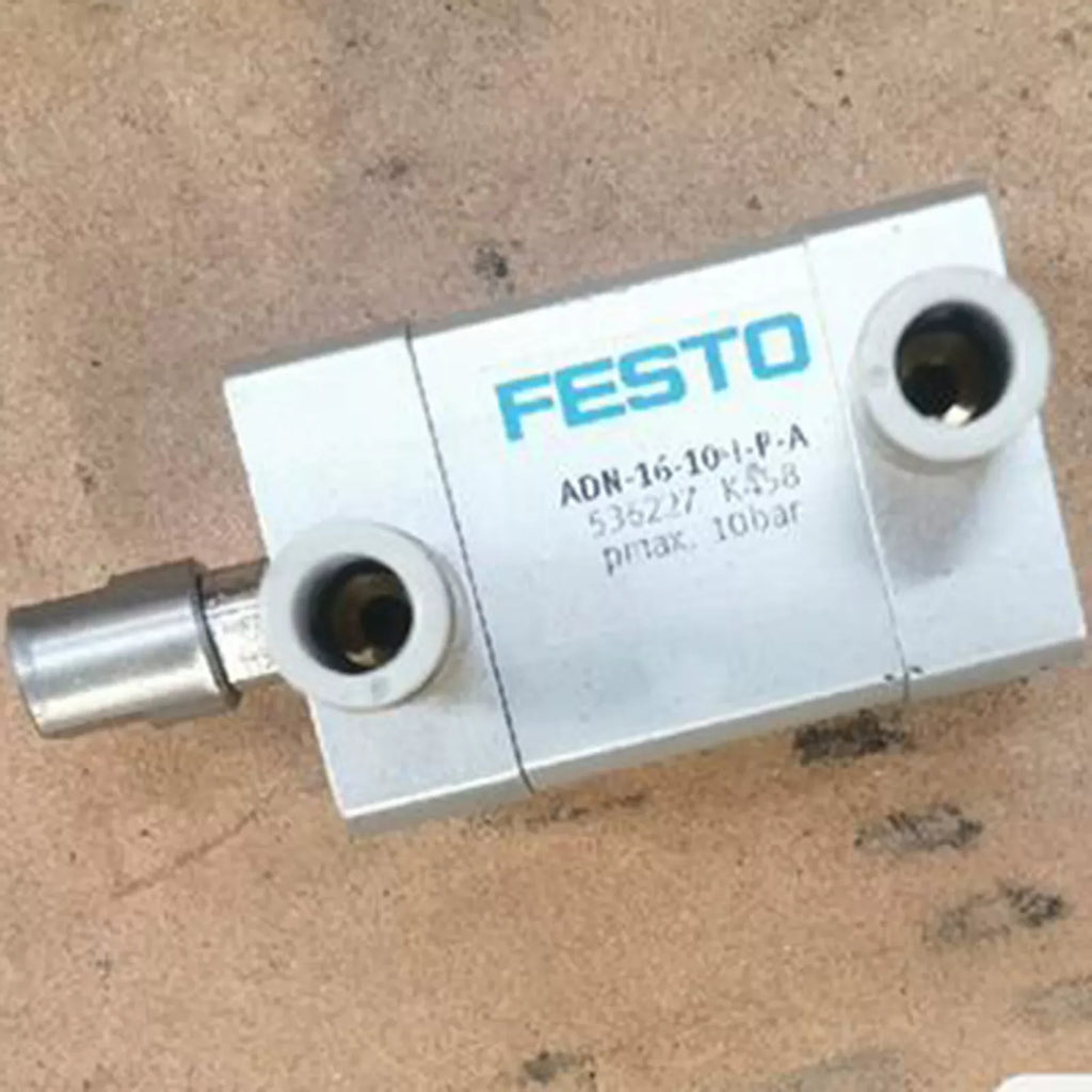 Festo ADN-16-10-I-P-A Compact Pneumatic Air Cylinder, 16mm Bore, 10mm Stroke - ZYYKZ Test Equipment