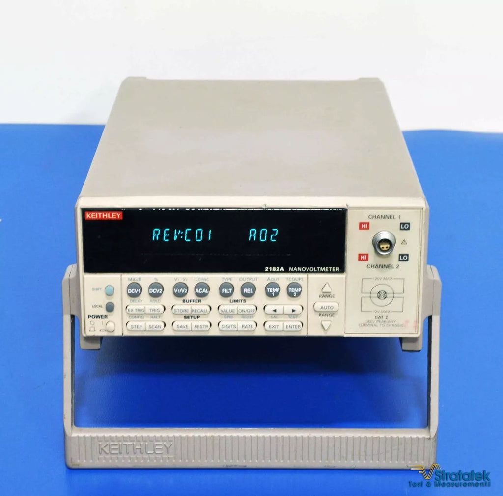 Keithley 2182A Dual Channel Nanovoltmeter - 7.5 Digits Low Noise Measurement