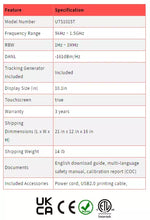 Load image into Gallery viewer, UNI-T UTS1015T 1.5GHz Advanced Spectrum Analyzer with Tracking Generator