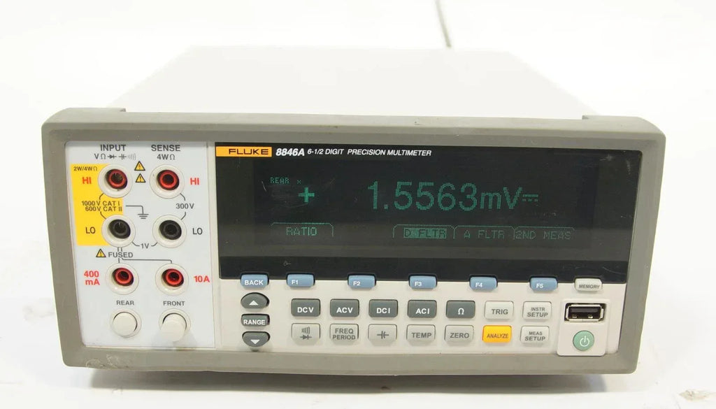 Fluke 8846A 6.5-Digit Precision Digital Multimeter - ZYYKZ Test Equipment
