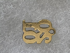 James Avery 14k Gold '01 Graduation Stacked Charm - Rare Class of 2001 - ZYYKZ Test Equipment