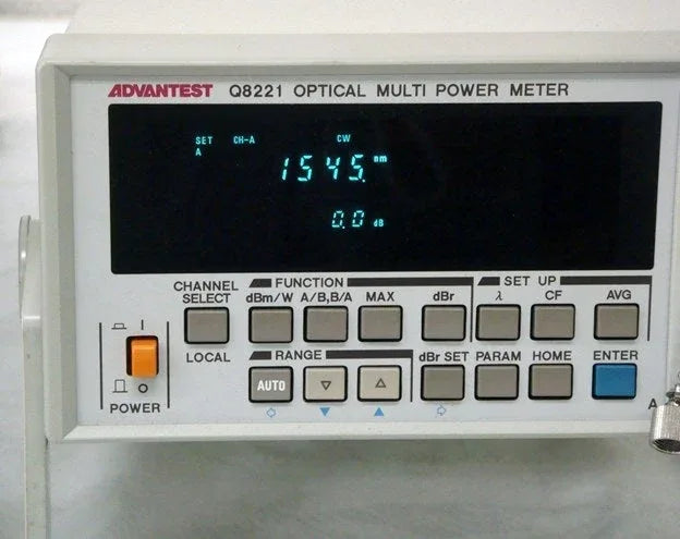 Advantest Q8221 Optical Power Meter Mainframe - ZYYKZ Test Equipment