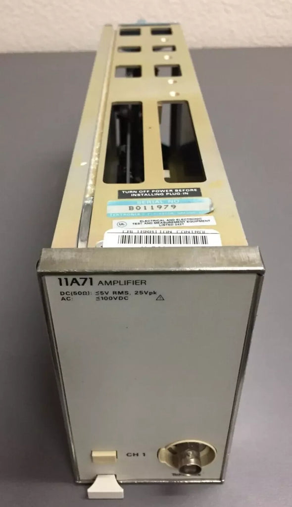 Tektronix 11A71 Single-Channel 1GHz Amplifier Plug-In Module - ZYYKZ Test Equipment