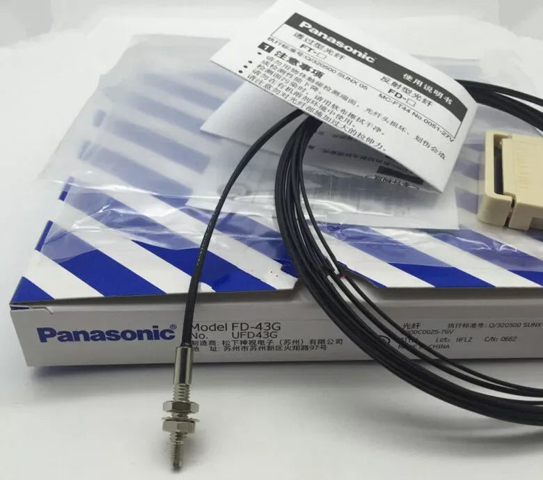 Panasonic FD-43G Fiber Optic Sensor - High Precision, New In Box - ZYYKZ Test Equipment