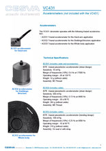 Load image into Gallery viewer, CESVA VC431 Triaxial Vibrometer - ISO 804 Certified Vibration Meter