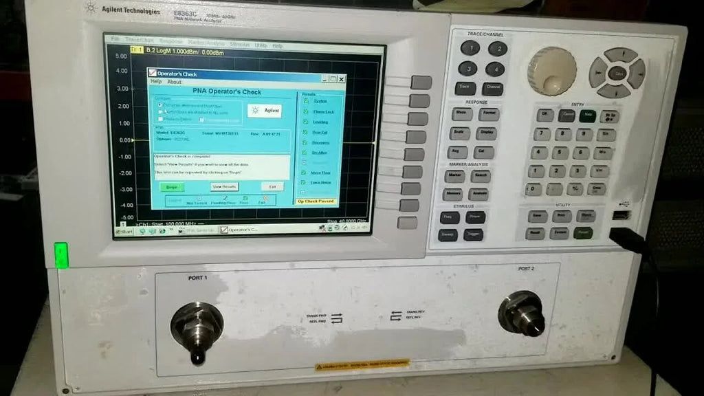 Agilent E8363C 40 GHz Vector Network Analyzer with High Precision - ZYYKZ Test Equipment