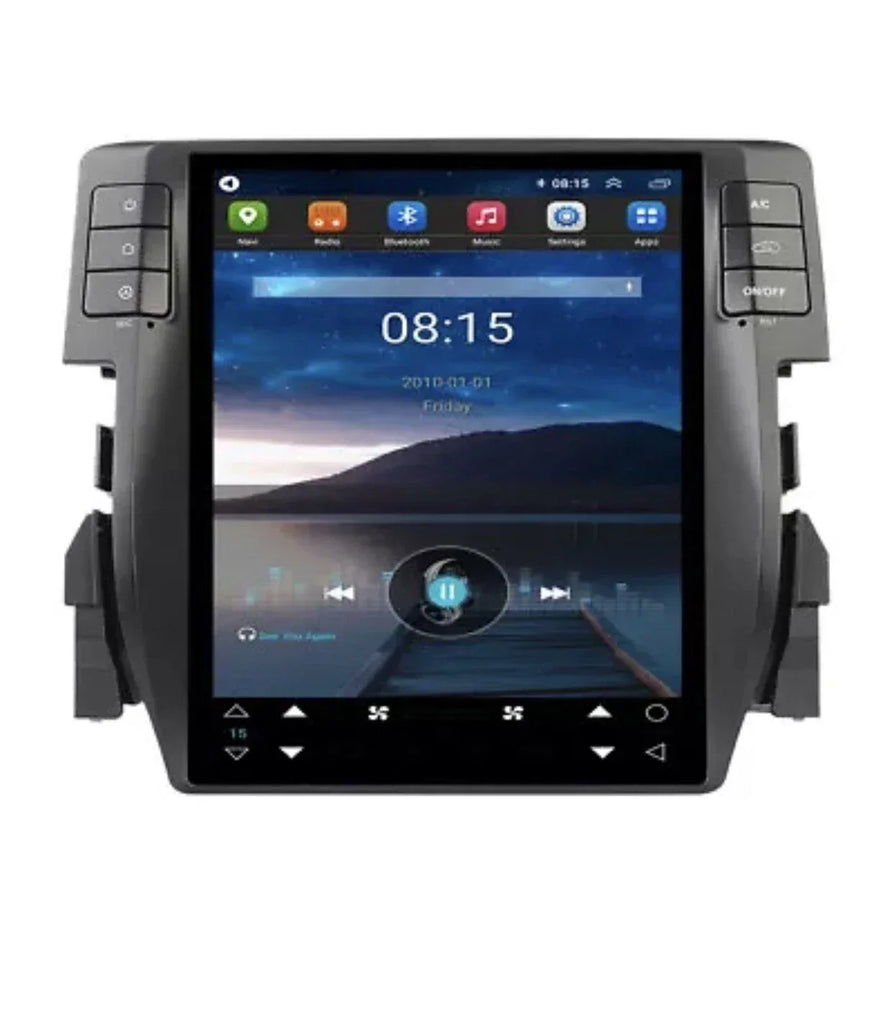 Tesla Screen 10.4" Android 13 CarPlay Multimedia Radio for Honda Civic 2016-2022 - ZYYKZ Test Equipment