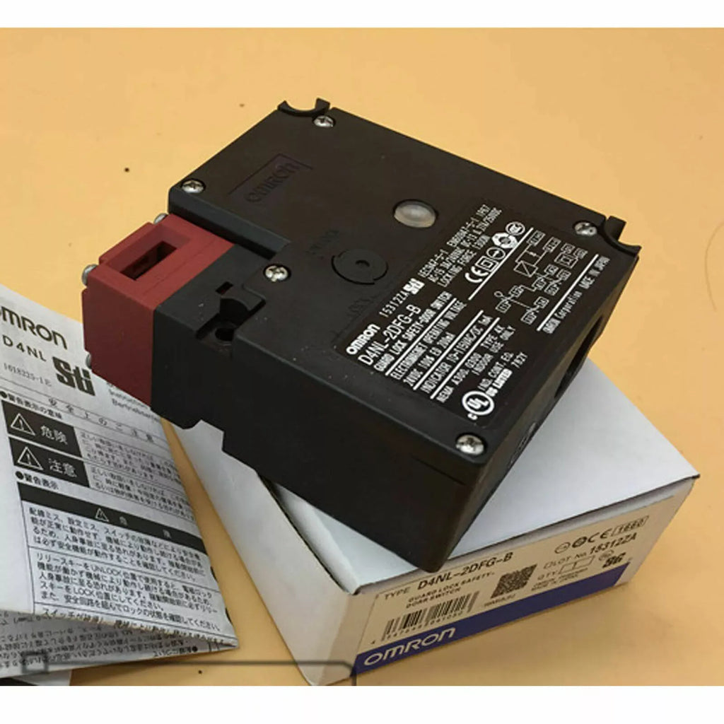 OMRON D4NL-2DFG-B Guard Lock Safety Door Switch - Industrial Safety Interlock - ZYYKZ Test Equipment
