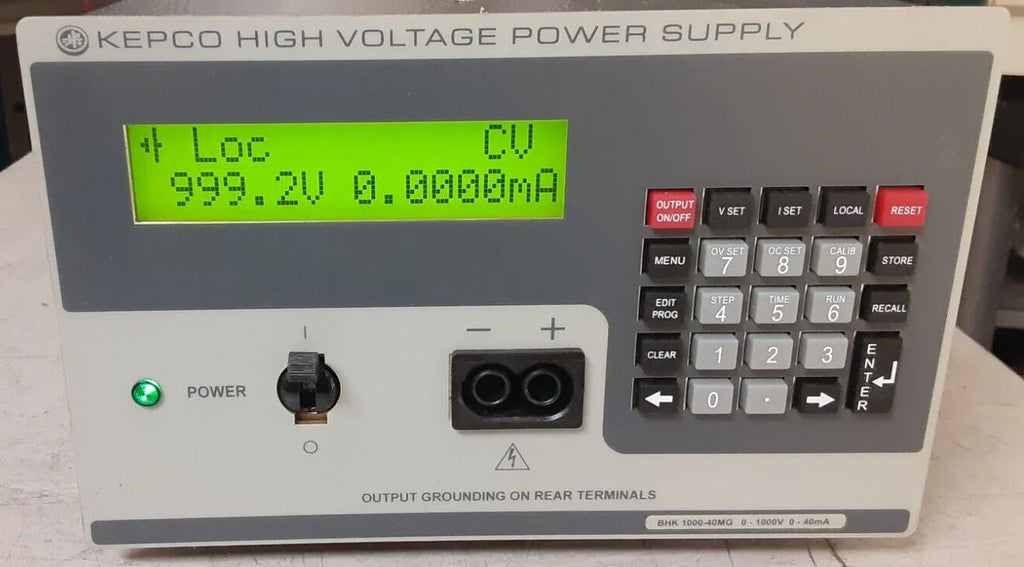 Kepco BHK1000-40MG Programmable DC Power Supply 1000W 40V 25A - ZYYKZ Test Equipment