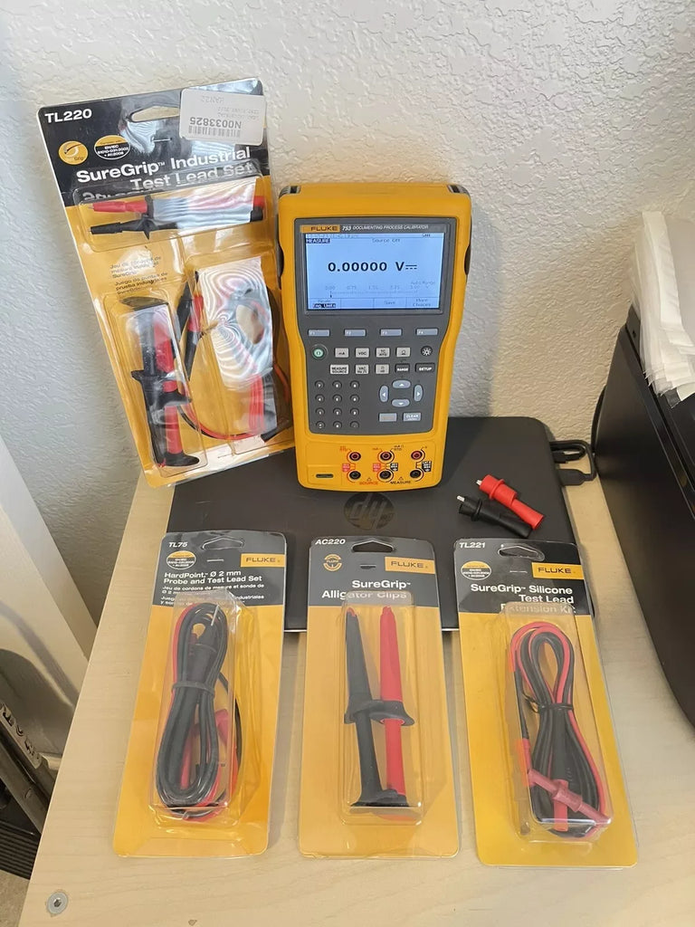 Fluke 753 Multifunction Documenting Process Calibrator with Advanced Accessories - ZYYKZ Test Equipment