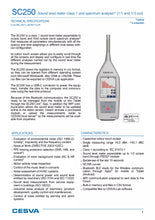 Load image into Gallery viewer, CESVA SC250 Class 1 Sound Level Meter - 23.5 dB to 140 dB Measurement Range