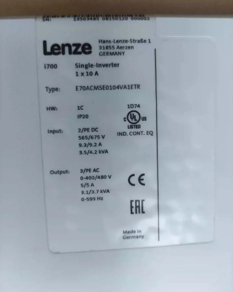 E70ACMSE0104VA1ETR Industrial Ethernet Switch - 10/100 Mbps, 4 Ports - ZYYKZ Test Equipment