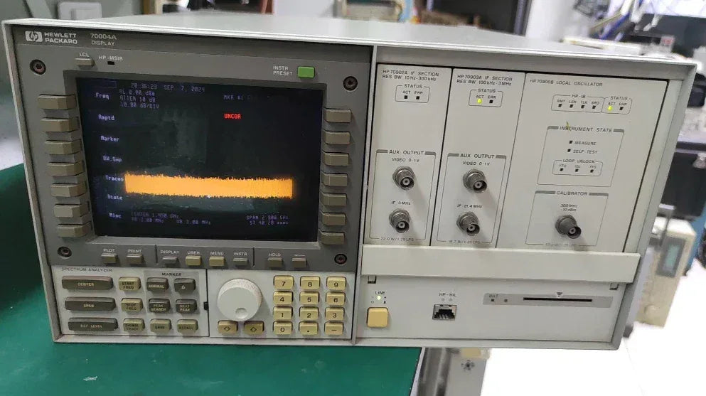 HP 70004A High-Performance Optical Spectrum Analyzer - ZYYKZ Test Equipment