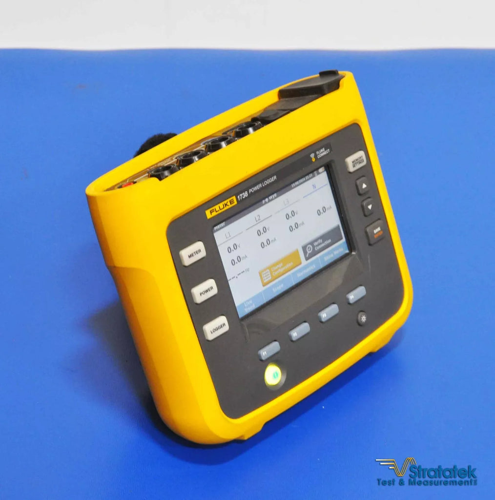 Fluke 1738 3-Phase Power Logger with 1500A Probes and Fluke Connect - NIST Calibrated