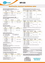 Load image into Gallery viewer, Sonel MPI-520 Multifunction Electrical Installation Meter - CAT IV 300V, RCD 1000V