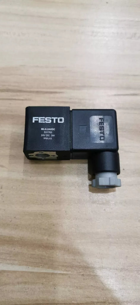 Festo MLH-24VDC 531763 2/2-Way Solenoid Valve, 24V DC - ZYYKZ Test Equipment