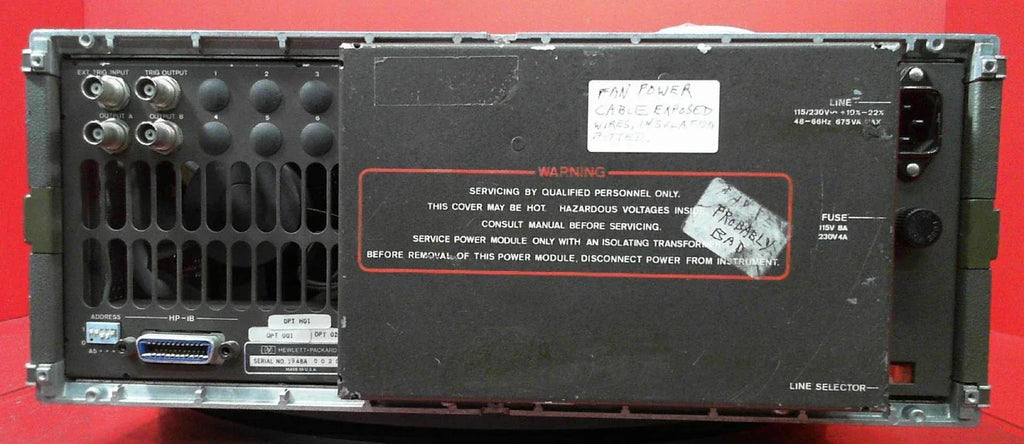 Agilent 8160A 50MHz Pulse Generator - ZYYKZ Test Equipment