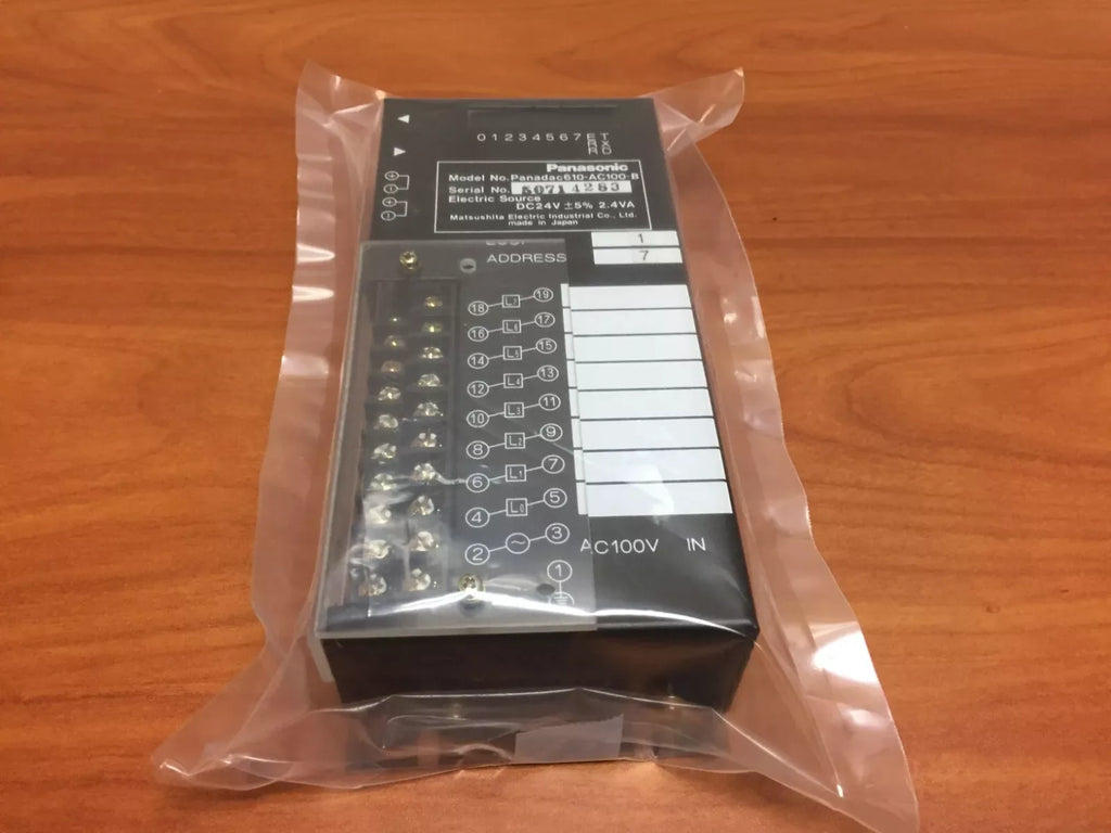 Panasonic Panadac-610-AC100-B AC 100V to 24V DC 2.4VA Power Supply - ZYYKZ Test Equipment