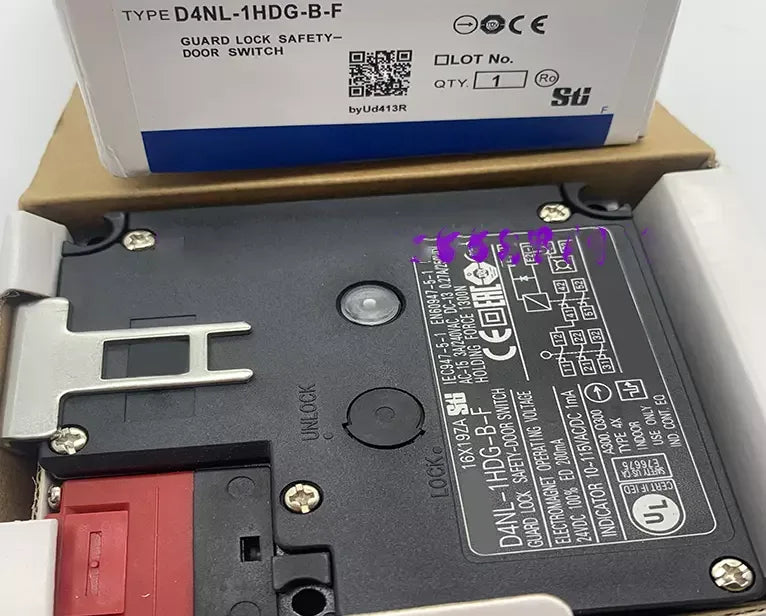Omron D4NL-1HDG-B-F Electromagnetic Lock Safety Door Switch with High Durability - ZYYKZ Test Equipment