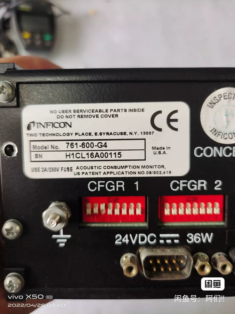 Inficon 761-600-G4 Vacuum Leak Detector - Used, Fully Tested