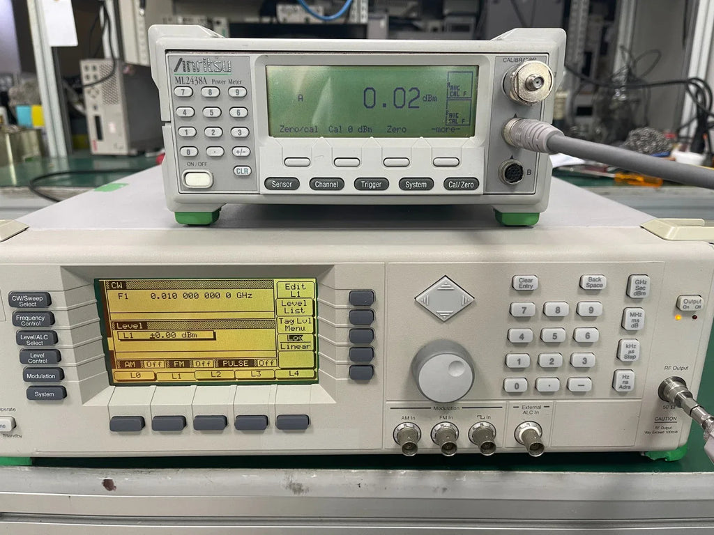Anritsu 68347C Synthesized Signal Generator, 10MHz - 20GHz, 1, 2F, 11, 99_1704 - ZYYKZ Test Equipment