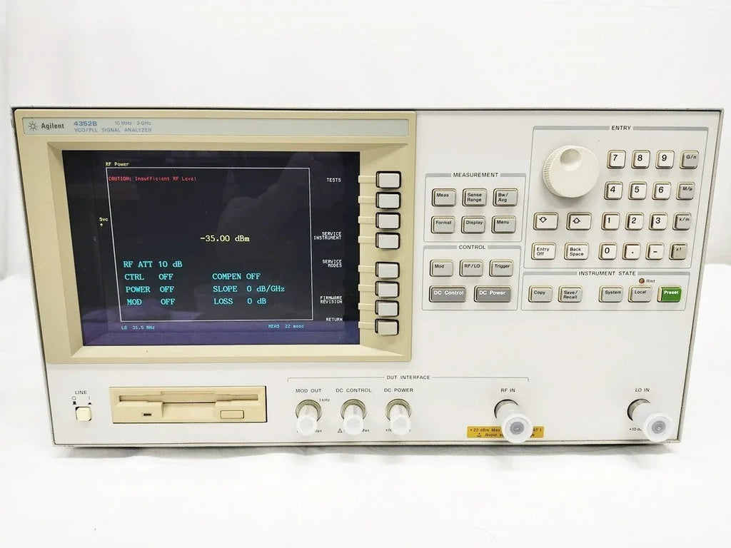 Agilent 4352B 3GHz VCO/PLL Analyzer for Frequency Control Testing - ZYYKZ Test Equipment