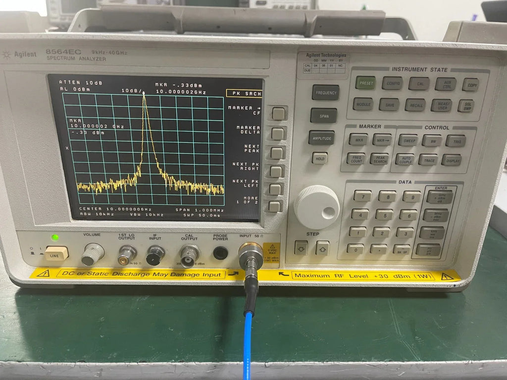 Agilent 8564EC 9KHz - 40GHz High-Performance Spectrum Analyzer with Option 007 - ZYYKZ Test Equipment