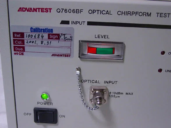 Advantest Optical Chirp Test Set for High-Precision Optical Measurements - ZYYKZ Test Equipment