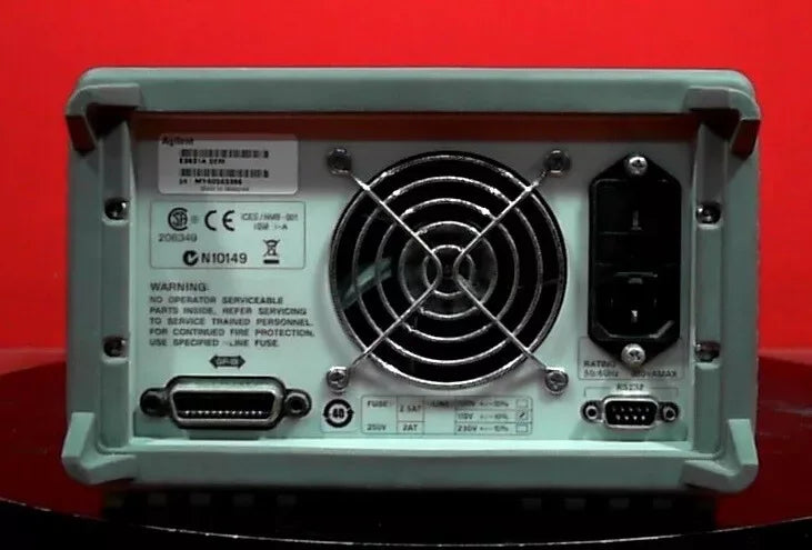 Agilent E3631A Triple Output DC Power Supply 0-6V/5A, 0-25V/1A - ZYYKZ Test Equipment