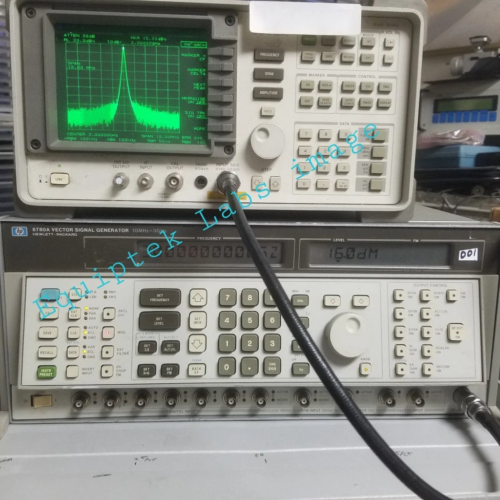 HP 8780A Synthesized RF Signal Generator, 10 MHz to 1.3 GHz - ZYYKZ Test Equipment