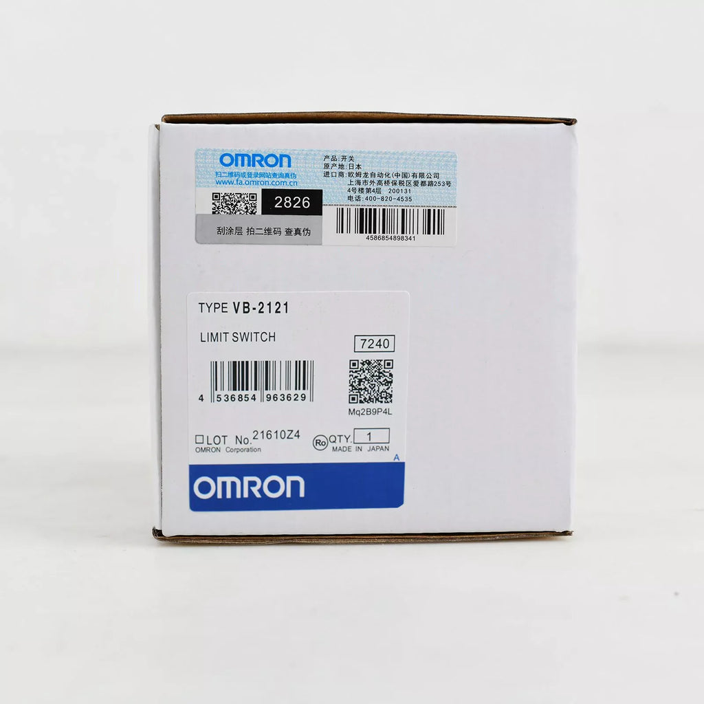 OMRON VB-2121 Industrial Limit Switch - Durable Precision Control - ZYYKZ Test Equipment