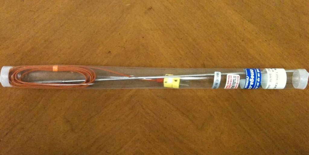 Omega TJ96-CAXL-18G-12-SMPW-M Thermocouple Transition Joint Probe - High Precision - ZYYKZ Test Equipment