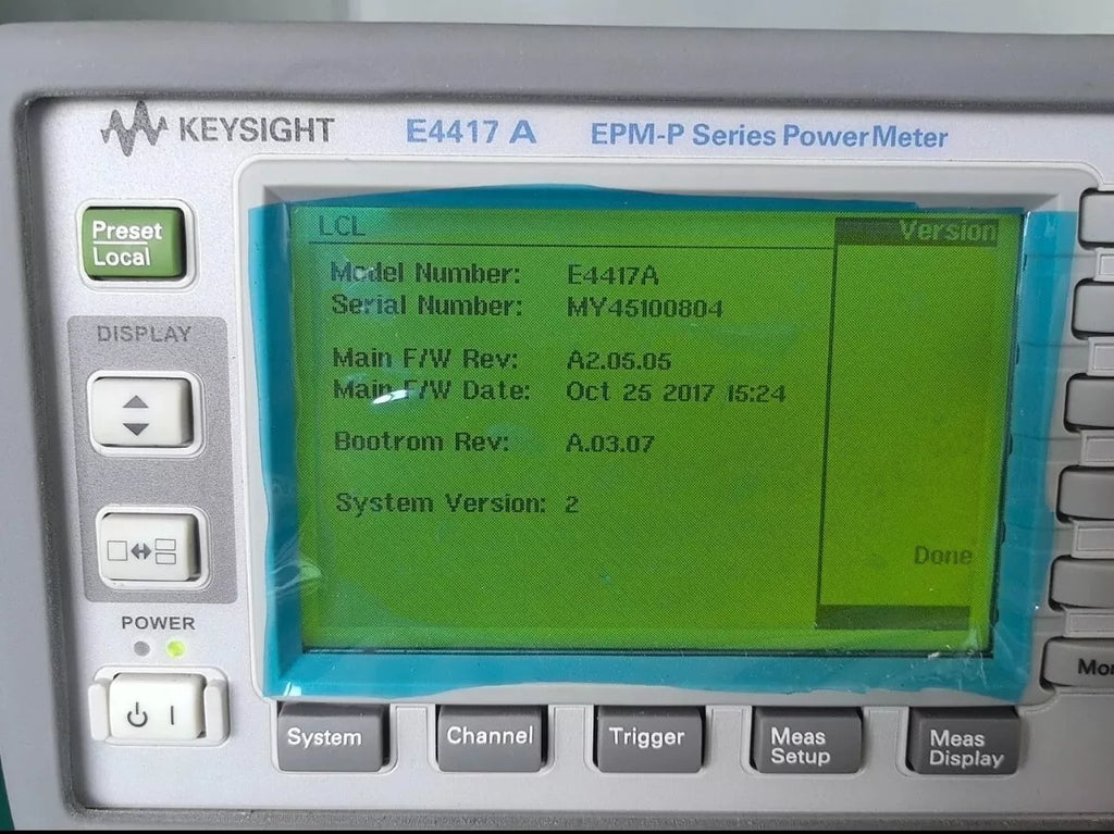 Keysight Agilent E4417A EPM-P Series Dual Channel Power Meter - Used