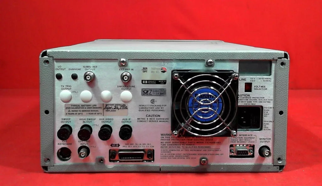 Agilent 8591A Spectrum Analyzer 9 kHz to 1.8 GHz - ZYYKZ Test Equipment