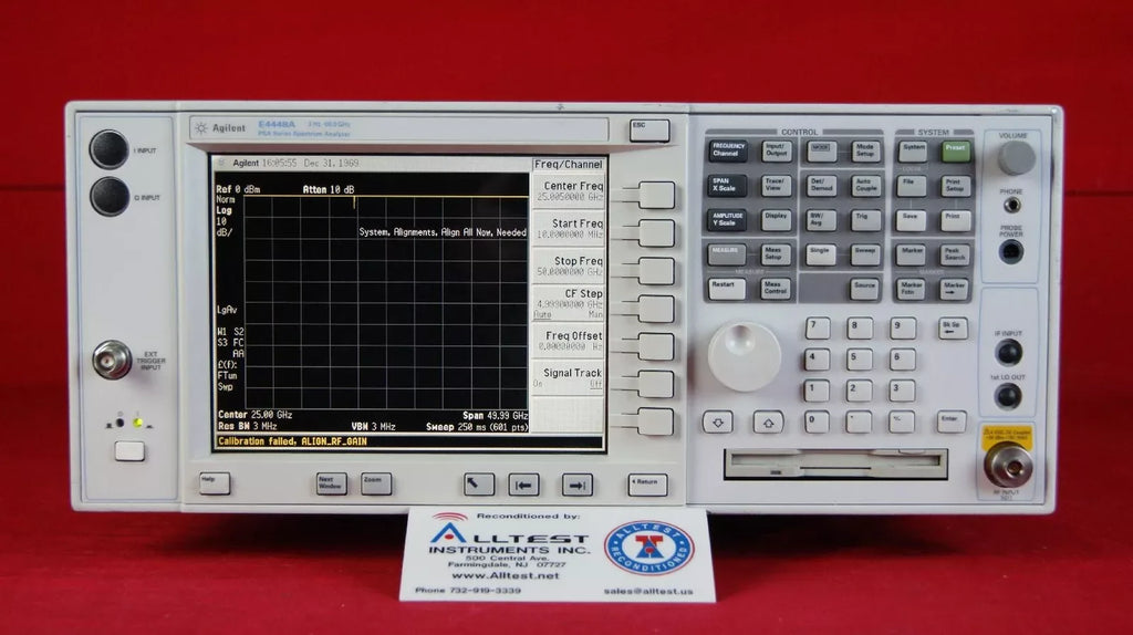 Agilent Keysight E4448A PSA Series Spectrum Analyzer - 3 Hz to 26.5 GHz - ZYYKZ Test Equipment