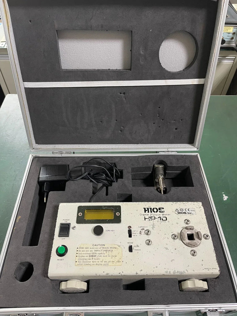HIOS HP-10 Digital Torque Meter with Battery & 240VAC Power Adapter - ZYYKZ Test Equipment