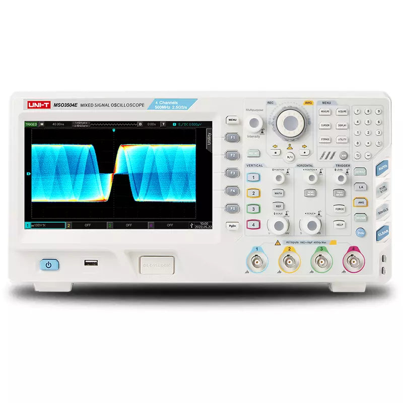 UNI-T MSO3504E-S 500MHz 4+16 Channel Mixed Signal Oscilloscope with Built-in Signal Generator