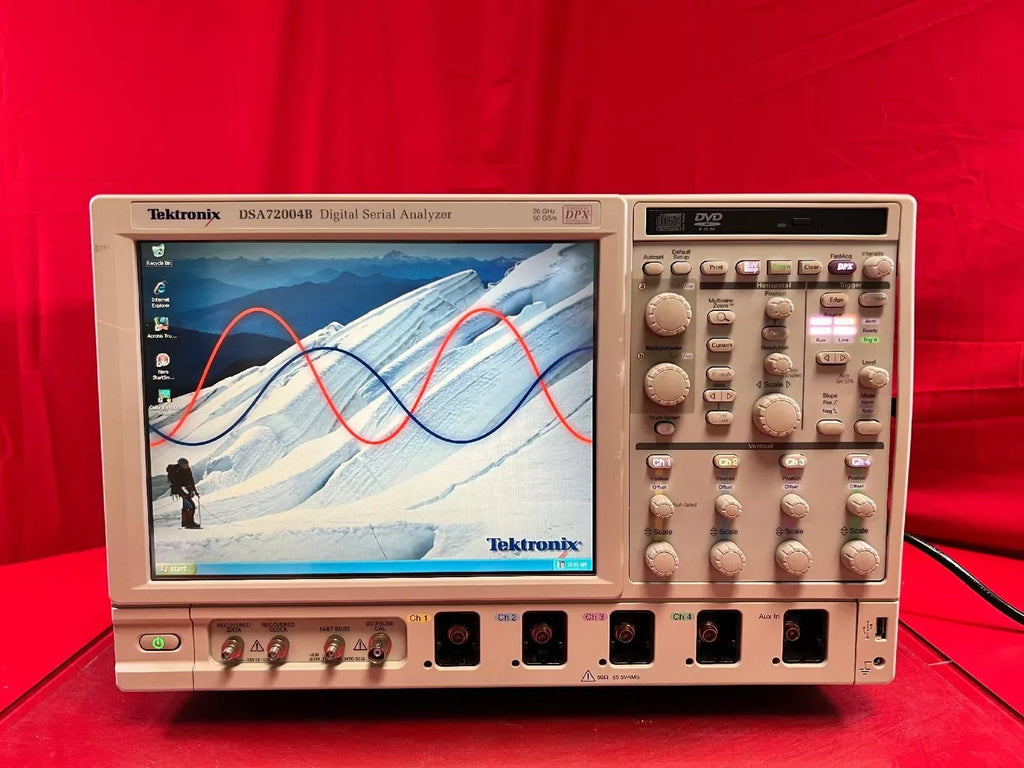 Tektronix DSA72004 20 GHz 4-Channel Digital Serial Data Oscilloscope - ZYYKZ Test Equipment