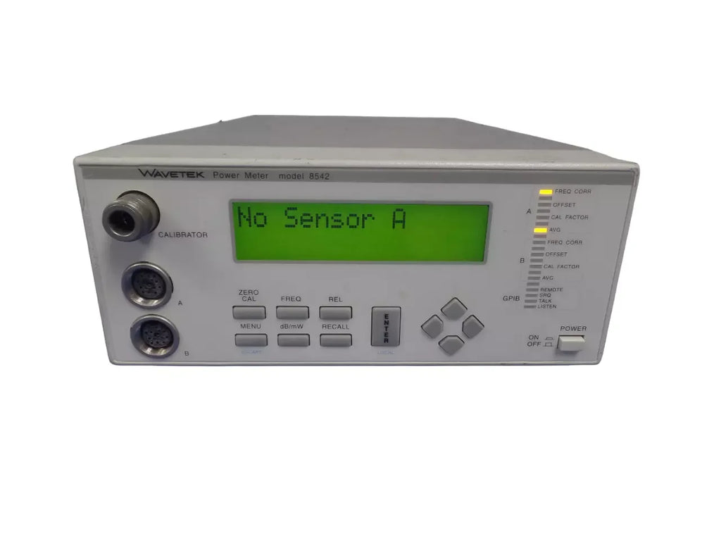 Wavetek Model 8542 Precision RF Power Meter with High Accuracy - ZYYKZ Test Equipment