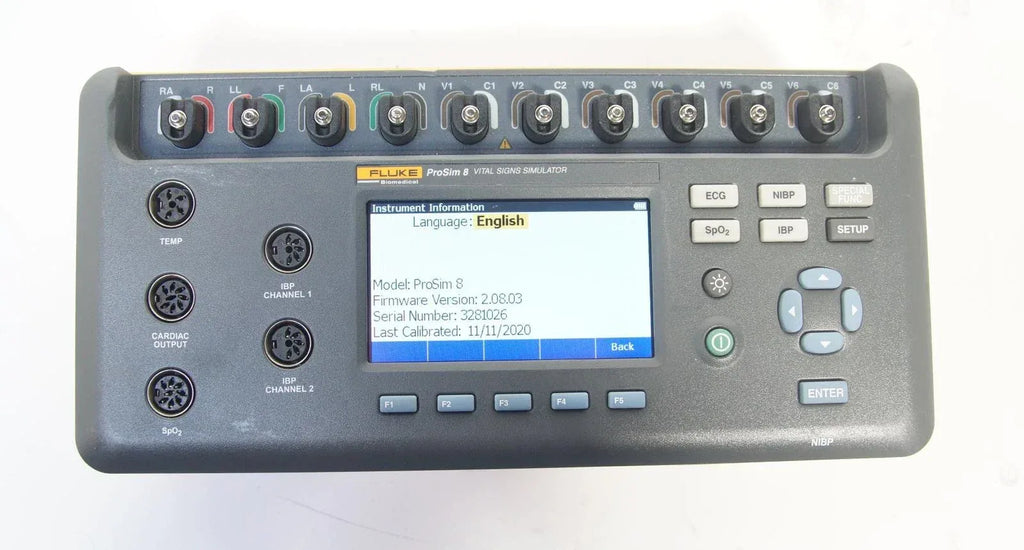 Fluke Biomedical ProSim 8 Vital Signs & ECG Patient Simulator - ZYYKZ Test Equipment