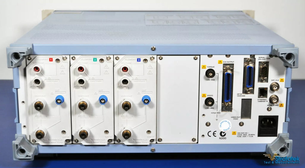 Yokogawa WT3000 Power Analyzer - Motor Version 760303-03-MV-D-/C2/C5/C7/CC/DA